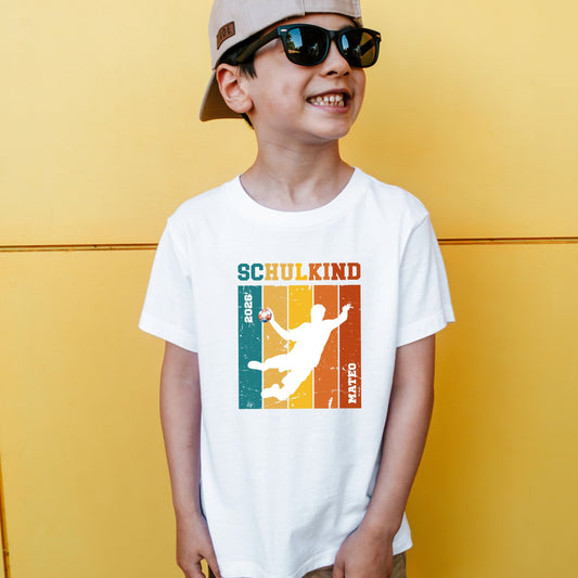 Schulkind Handball T-Shirt - personalisiert mit Name & Schuljahr - Ansicht 2