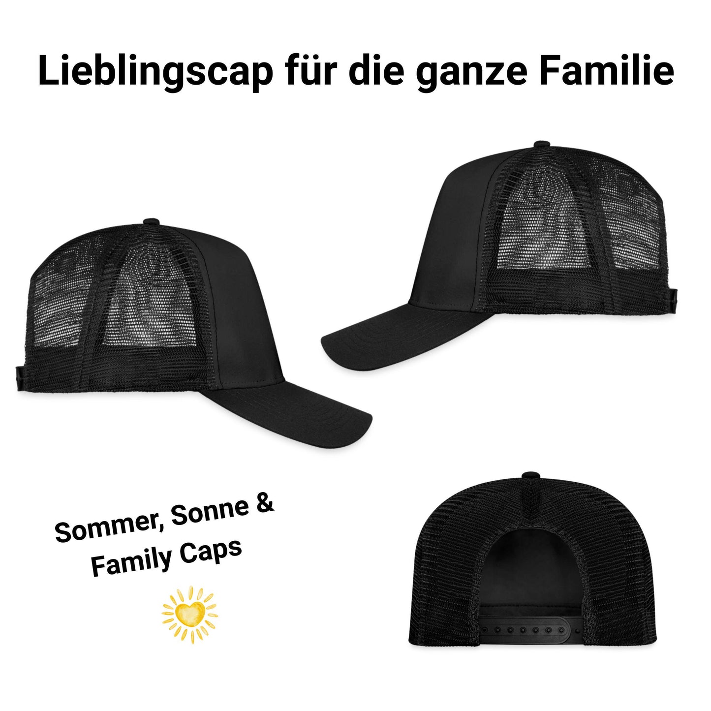 Mama Papa Mini Trucker Cap - personalisiert mit Name & Jahr