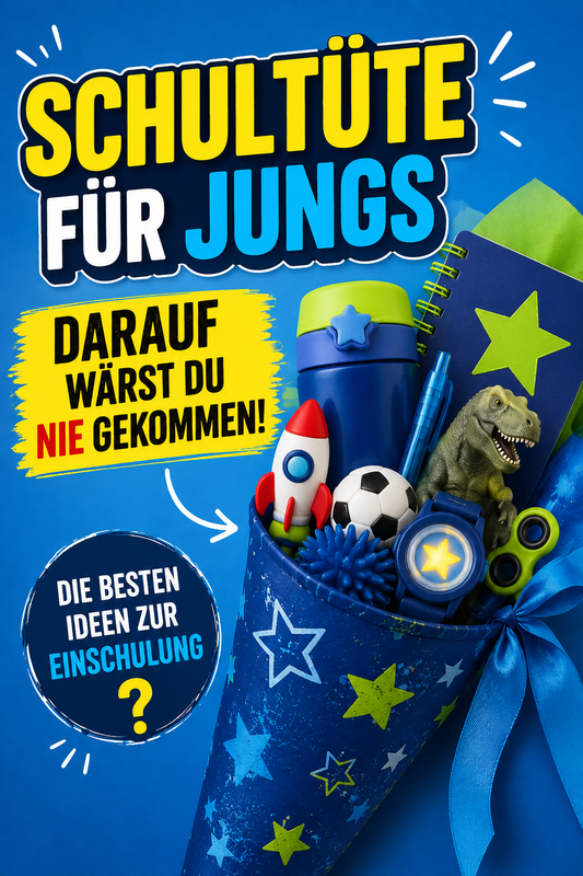 Schultüte für Jungen füllen - Ideen & Inhalt