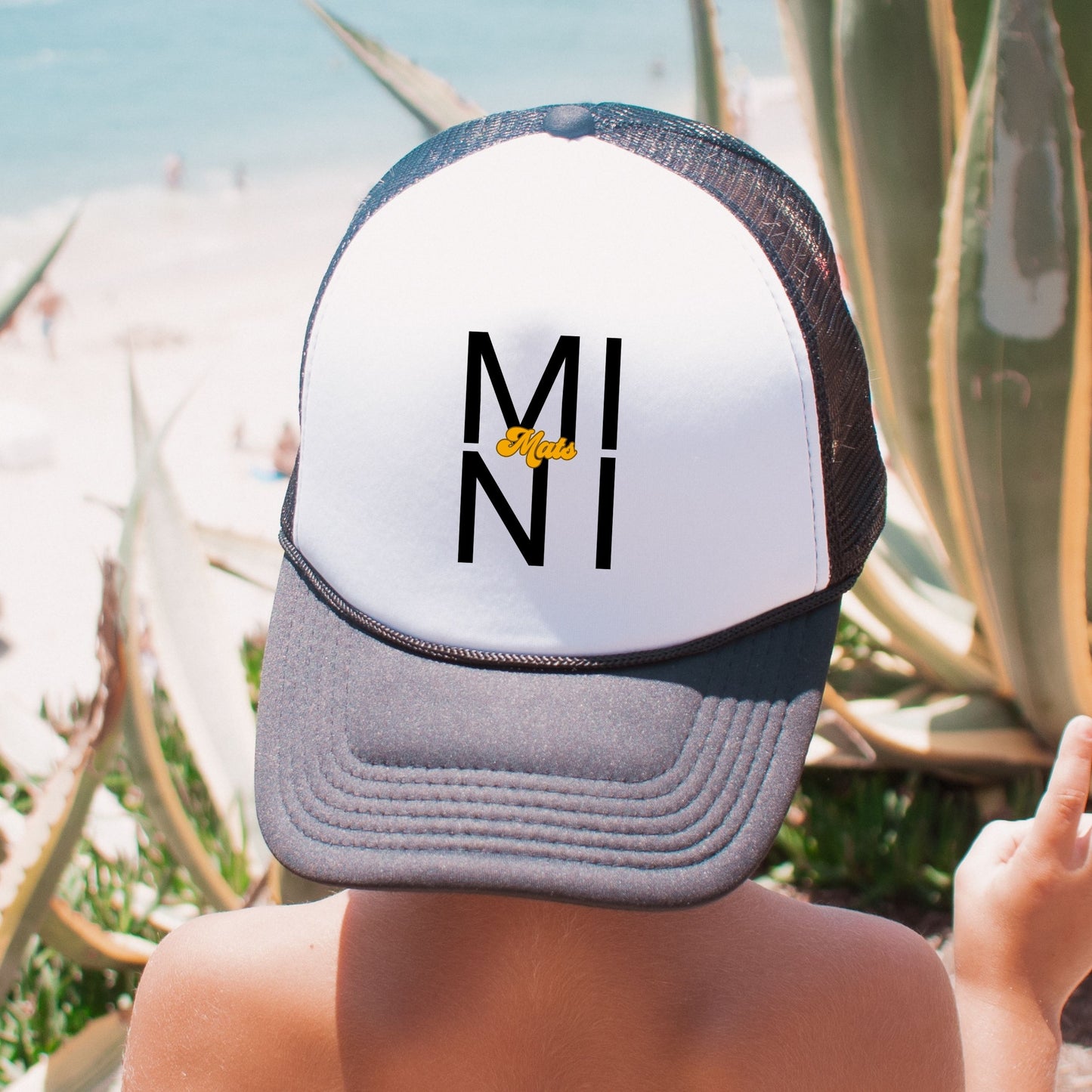 Mama Papa Mini Trucker Cap - personalisiert mit Name & Jahr