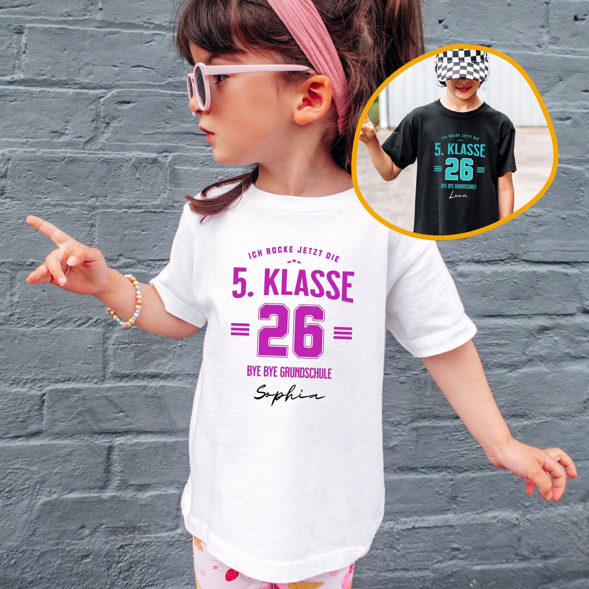 5. Klasse 2026 Kinder T-Shirt – Weiterführende Schule Outfit - Ansicht 1