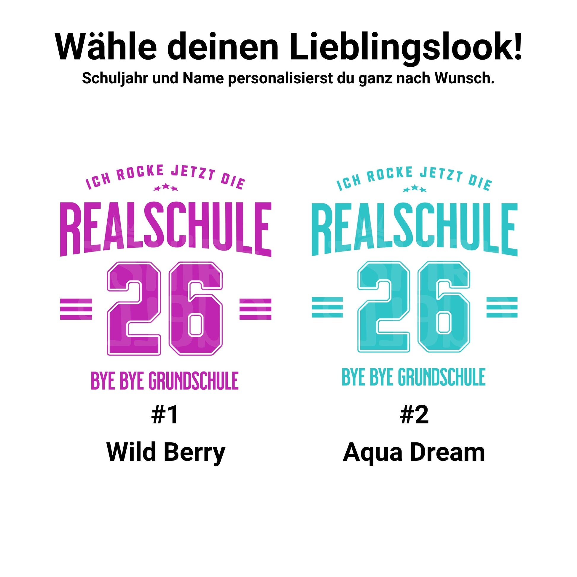 Realschule 2026 Kinder T-Shirt – Weiterführende Schule T-Shirt - Ansicht 5