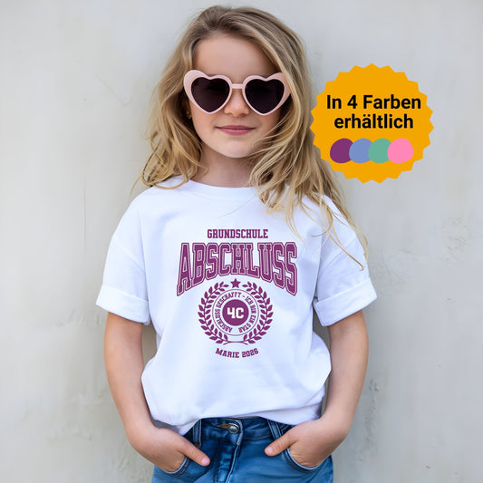 Grundschule Abschluss 2026 Shirt personalisiert - T-Shirt Weiterführende Schule - Ansicht 1