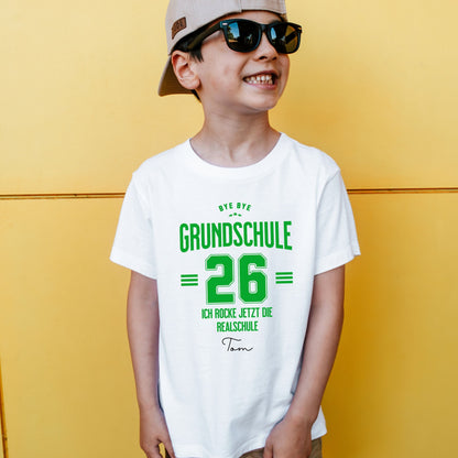 Bye Bye Grundschule - Ich rocke jetzt die Realschule T-Shirt