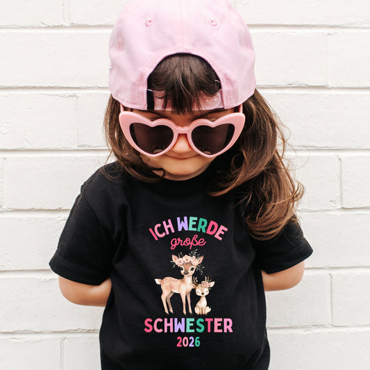 Ich werde große Schwester Shirt - personalisiert mit Jahreszahl - Ansicht 2