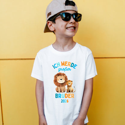 Ich werde großer Bruder Shirt - personalisiert mit Jahreszahl - Geschwister Outfit - Ansicht 2