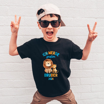 Ich werde großer Bruder Shirt - personalisiert mit Jahreszahl - Geschwister Outfit - Ansicht 3