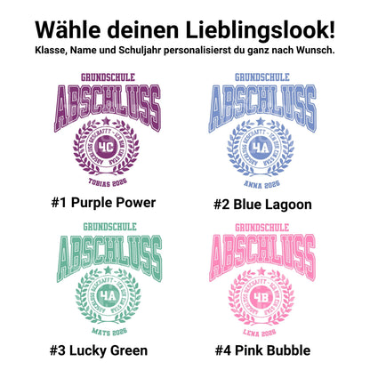 Grundschule Abschluss 2026 Shirt personalisiert - T-Shirt Weiterführende Schule - Ansicht 6