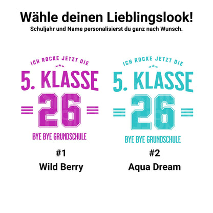 5. Klasse 2026 Kinder T-Shirt – Weiterführende Schule Outfit - Ansicht 5