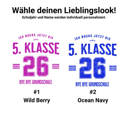 5. Klasse 2026 Tasse – Bye Bye Grundschule - personalisiert mit Name & Schuljahr - Ansicht 5