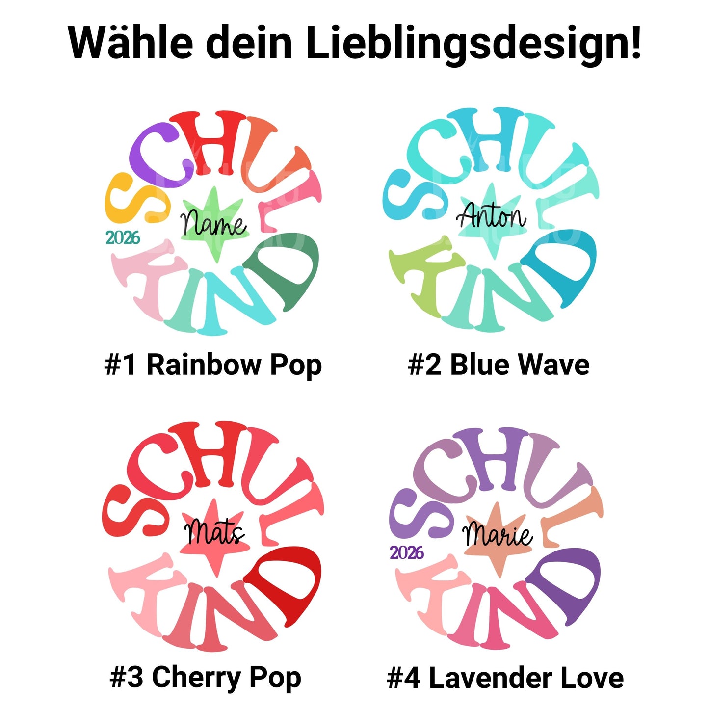 Schulkind Shirt personalisiert mit Name - Einschulung 2026