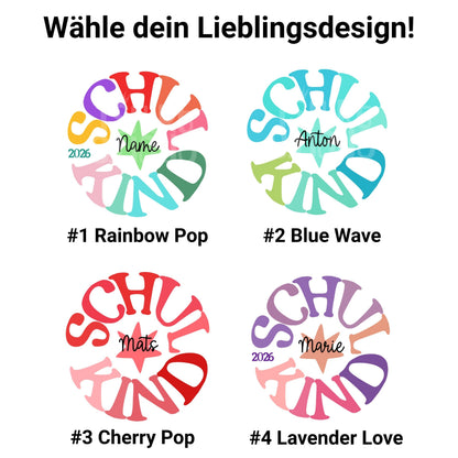 Schulkind Shirt personalisiert mit Name - Einschulung 2026