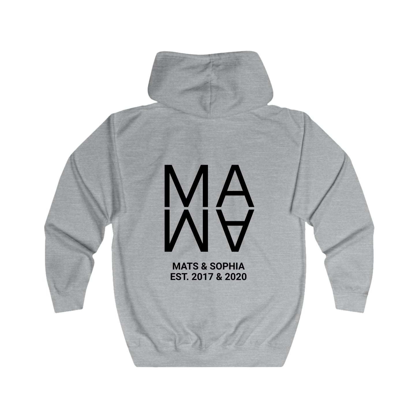 Mama Sweatjacke personalisiert mit Kindername & Geburtsjahr