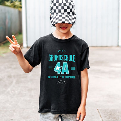 Ich rocke jetzt das Gymnasium oder Realschule T-Shirt - personalisiert mit Name & Klasse - Ansicht 5