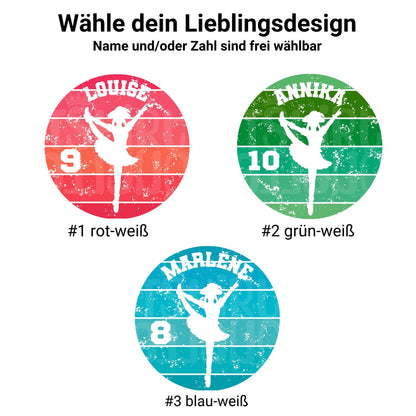 Funkenmariechen Tanzmariechen Shirt für Karneval Mädchen – personalisiert mit Name & Zahl - Ansicht 4