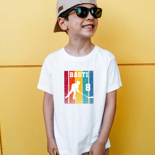 Eishockey Shirt für Kinder - personalisiert mit Name & Zahl - Ansicht 2