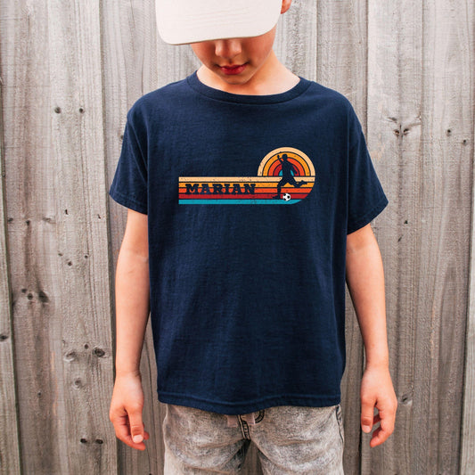 Vintage Fußball Geburtstag Shirt Kinder – personalisiert mit Name - auch für Erwachsene