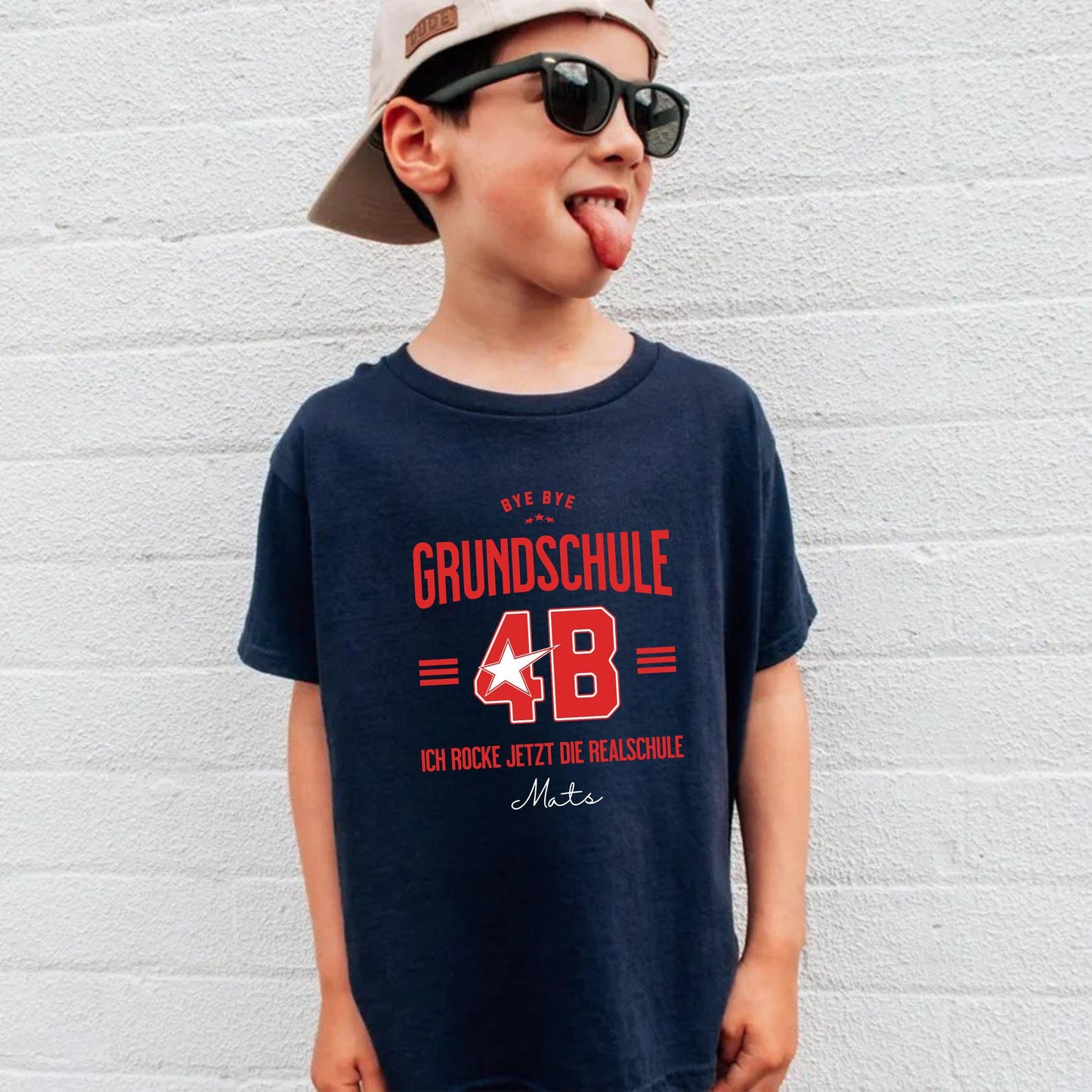 Ich rocke jetzt das Gymnasium, Realschule T-Shirt personalisiert