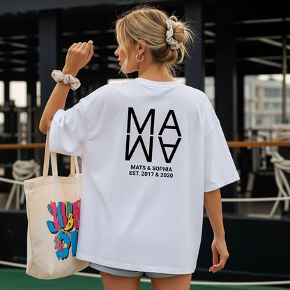Mama Shirt personalisiert mit Kindername & Geburtsjahr - Ansicht 3
