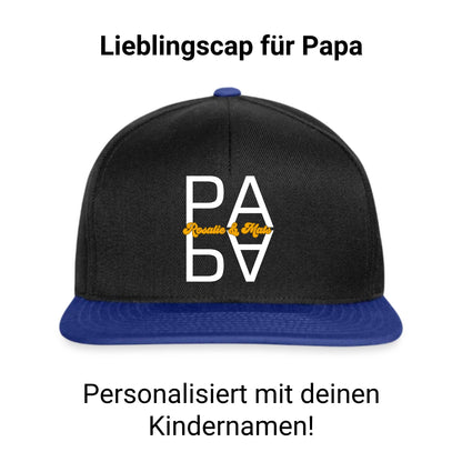 Papa Snapback Cap personalisiert mit Kindernamen – Geschenk für Papa - Ansicht 4