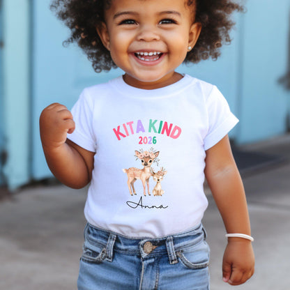Reh Kita Kind 2026 Shirt personalisiert mit Name & Jahr Kita Start - Ansicht 3