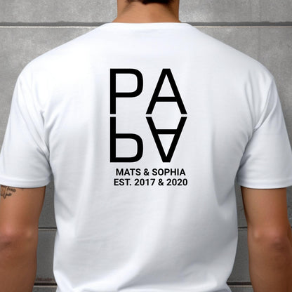 Papa Shirt personalisiert mit Kindername & Geburtsjahr - Ansicht 2