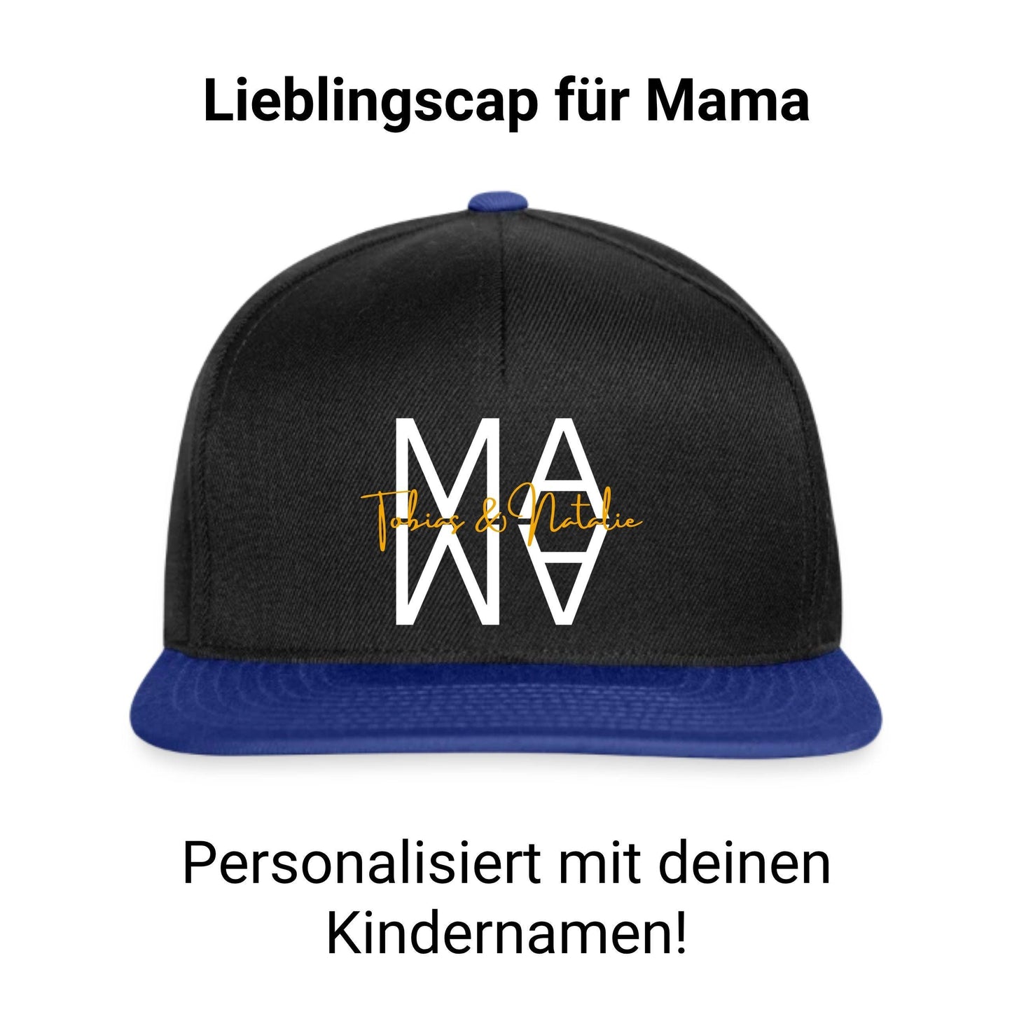 Mama Snapback Cap personalisiert mit Kindernamen - Geschenk für Mama - Ansicht 4