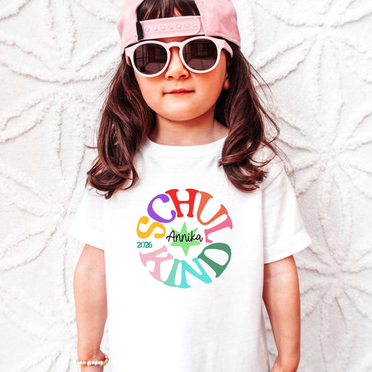 Schulkind Shirt personalisiert mit Name - Einschulung 2026 - Ansicht 2